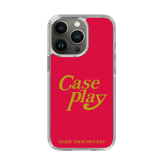 Slim Protection Case［ Original - ENJOY YOUR OWN DAY - Red ］