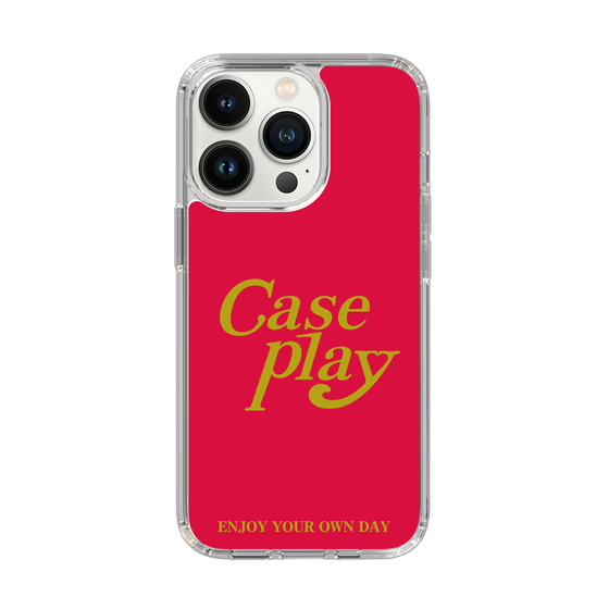 Slim Protection Case［ Original - ENJOY YOUR OWN DAY - Red ］