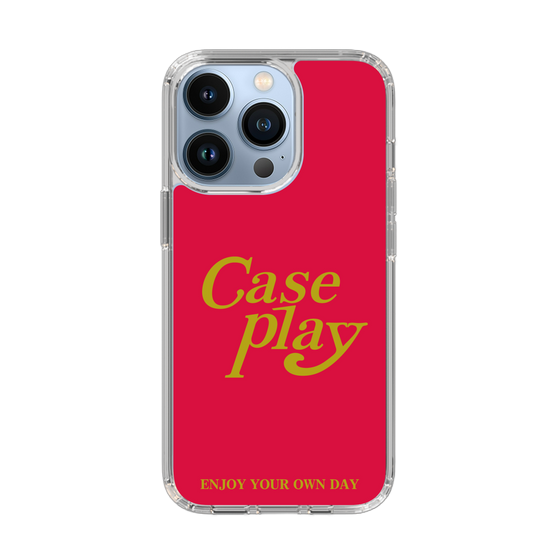 Slim Protection Case［ Original - ENJOY YOUR OWN DAY - Red ］