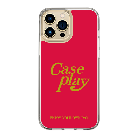 Slim Protection Case［ Original - ENJOY YOUR OWN DAY - Red ］