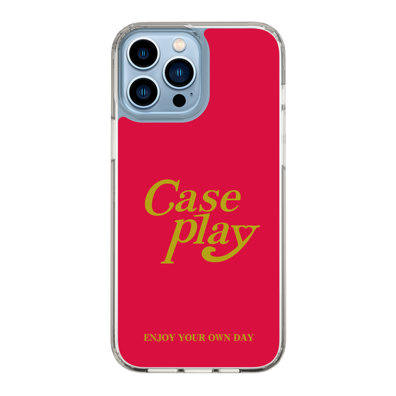 Slim Protection Case［ Original - ENJOY YOUR OWN DAY - Red ］