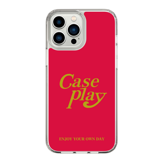 Slim Protection Case［ Original - ENJOY YOUR OWN DAY - Red ］