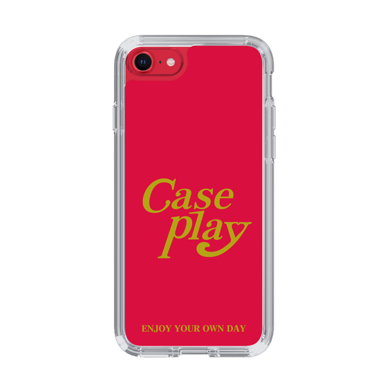 Slim Protection Case［ Original - ENJOY YOUR OWN DAY - Red ］