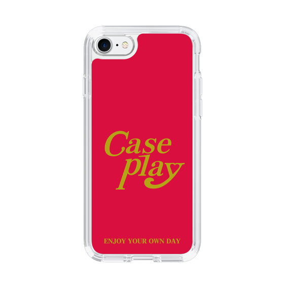 Slim Protection Case［ Original - ENJOY YOUR OWN DAY - Red ］