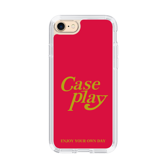 Slim Protection Case［ Original - ENJOY YOUR OWN DAY - Red ］