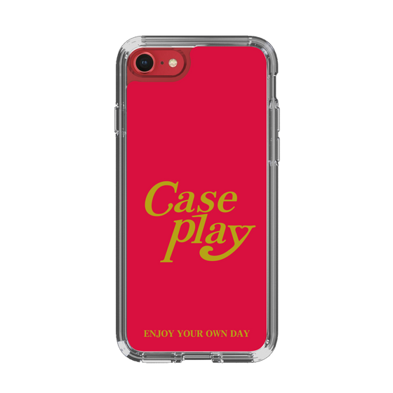 Slim Protection Case［ Original - ENJOY YOUR OWN DAY - Red ］