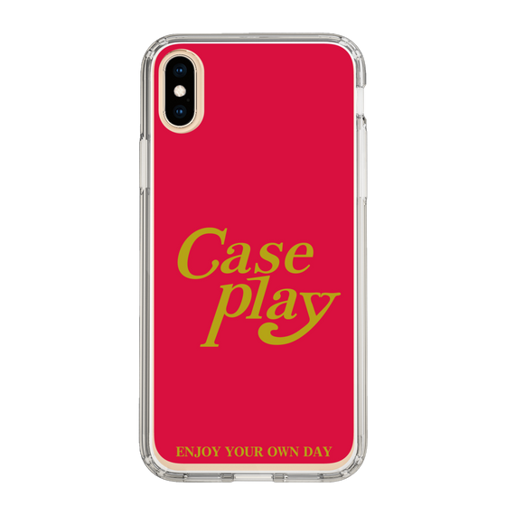 Slim Protection Case［ Original - ENJOY YOUR OWN DAY - Red ］