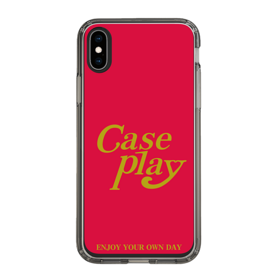 Slim Protection Case［ Original - ENJOY YOUR OWN DAY - Red ］