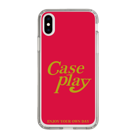 Slim Protection Case［ Original - ENJOY YOUR OWN DAY - Red ］
