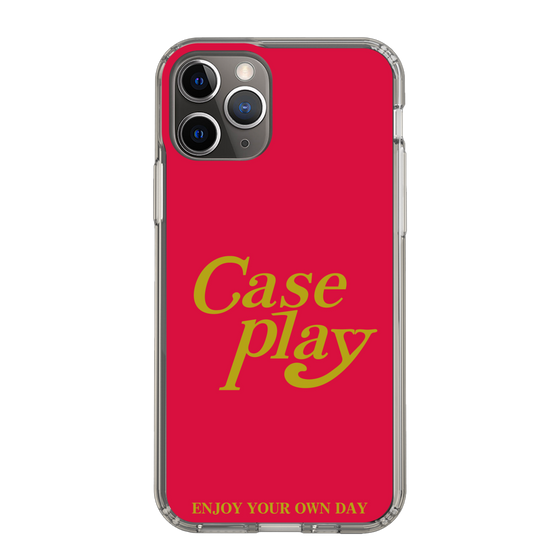 Slim Protection Case［ Original - ENJOY YOUR OWN DAY - Red ］