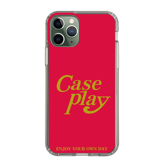 Slim Protection Case［ Original - ENJOY YOUR OWN DAY - Red ］