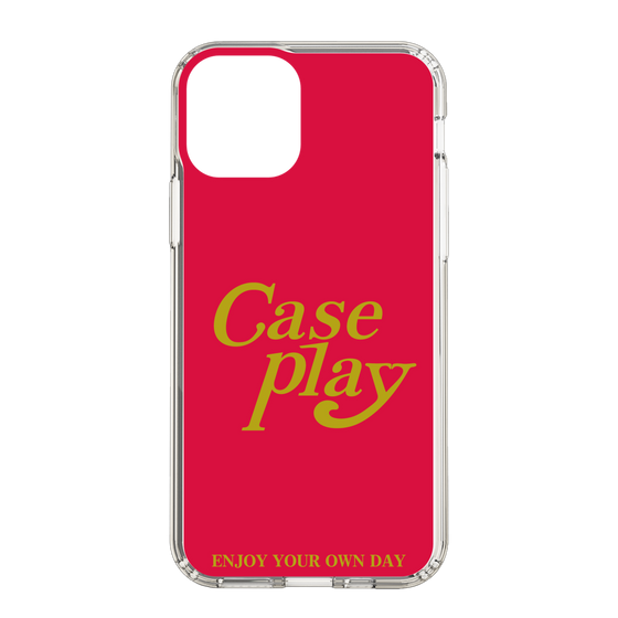 Slim Protection Case［ Original - ENJOY YOUR OWN DAY - Red ］