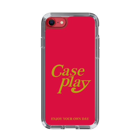 Slim Protection Case［ Original - ENJOY YOUR OWN DAY - Red ］