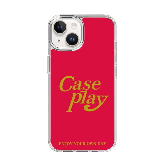 Slim Protection Case［ Original - ENJOY YOUR OWN DAY - Red ］