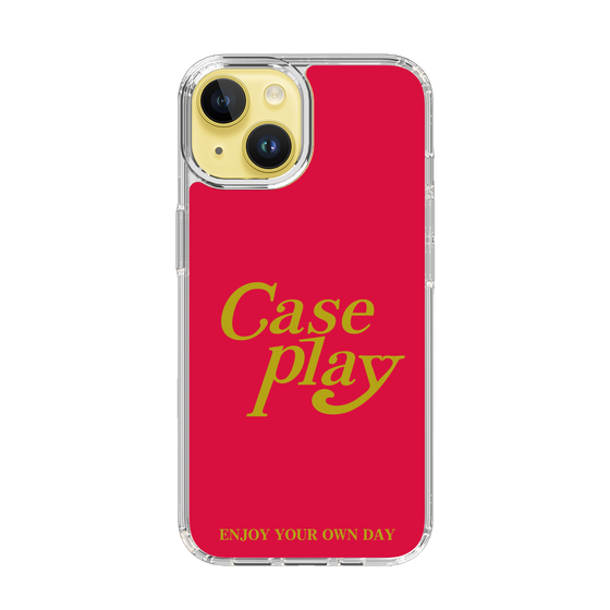 Slim Protection Case［ Original - ENJOY YOUR OWN DAY - Red ］