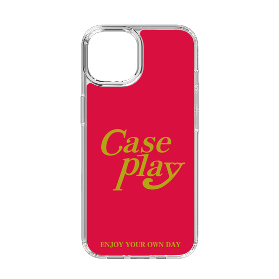 Slim Protection Case［ Original - ENJOY YOUR OWN DAY - Red ］