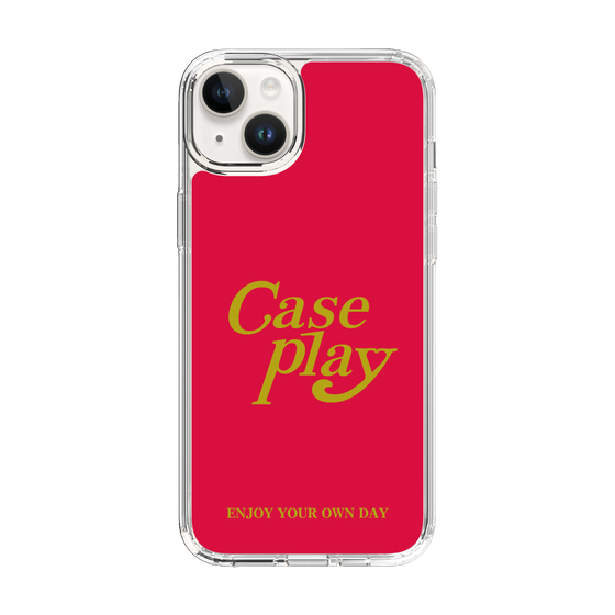 Slim Protection Case［ Original - ENJOY YOUR OWN DAY - Red ］