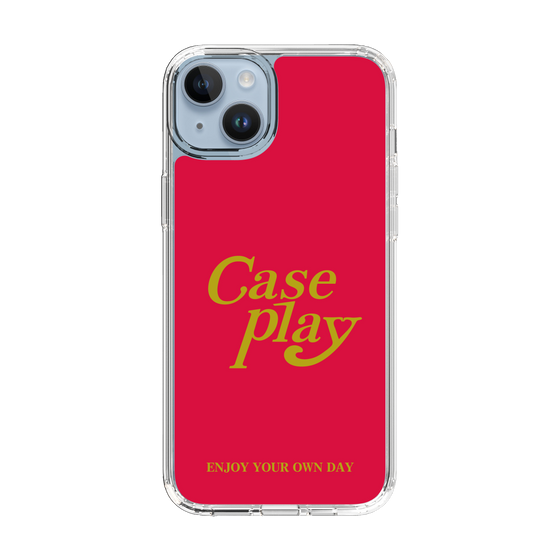 Slim Protection Case［ Original - ENJOY YOUR OWN DAY - Red ］