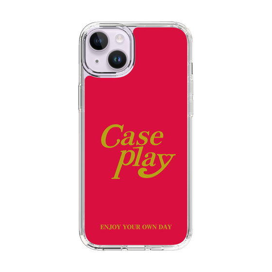 Slim Protection Case［ Original - ENJOY YOUR OWN DAY - Red ］