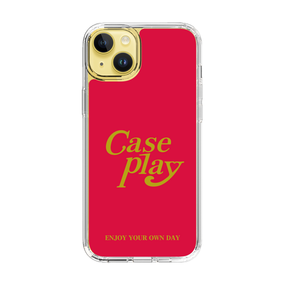 Slim Protection Case［ Original - ENJOY YOUR OWN DAY - Red ］