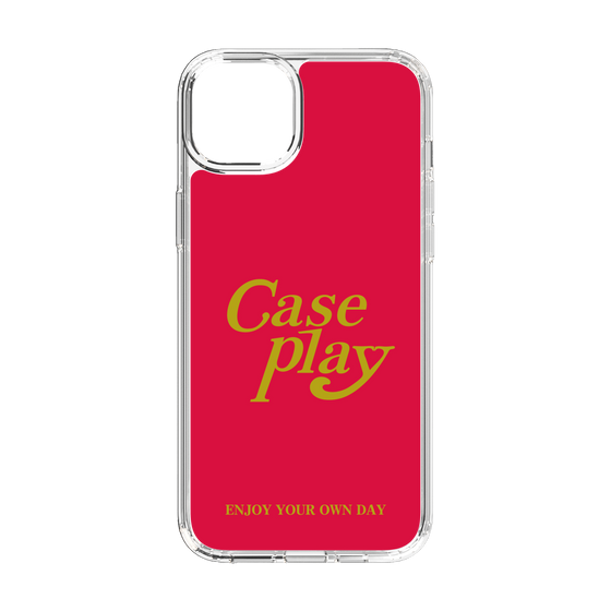 Slim Protection Case［ Original - ENJOY YOUR OWN DAY - Red ］