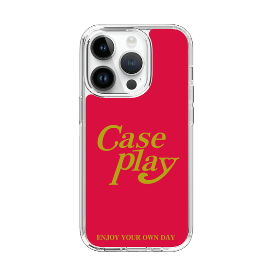 Slim Protection Case［ Original - ENJOY YOUR OWN DAY - Red ］