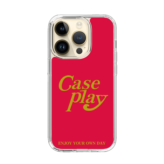 Slim Protection Case［ Original - ENJOY YOUR OWN DAY - Red ］