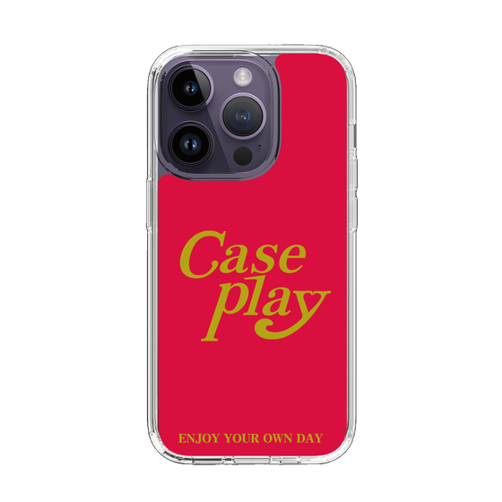 Slim Protection Case［ Original - ENJOY YOUR OWN DAY - Red ］