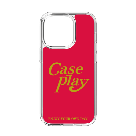 Slim Protection Case［ Original - ENJOY YOUR OWN DAY - Red ］