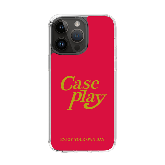 Slim Protection Case［ Original - ENJOY YOUR OWN DAY - Red ］