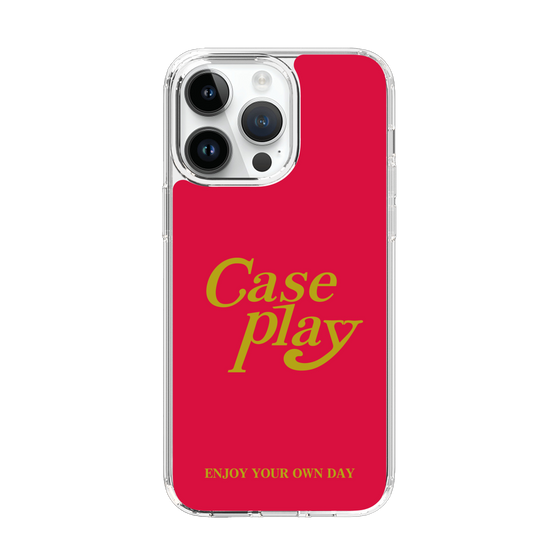 Slim Protection Case［ Original - ENJOY YOUR OWN DAY - Red ］