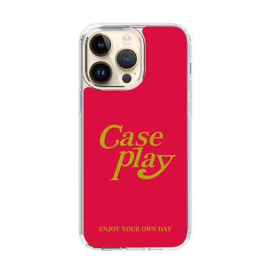 Slim Protection Case［ Original - ENJOY YOUR OWN DAY - Red ］
