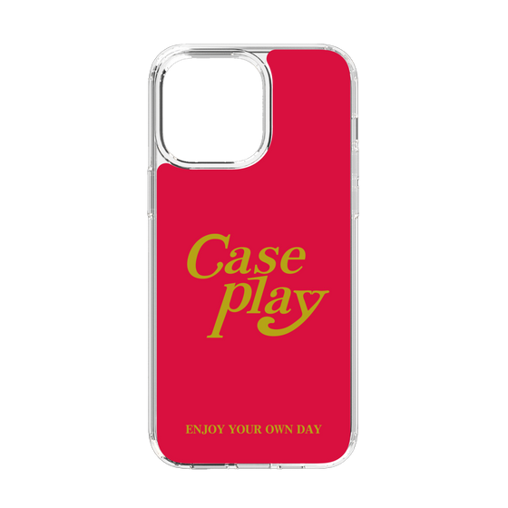 Slim Protection Case［ Original - ENJOY YOUR OWN DAY - Red ］