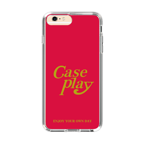 Slim Protection Case［ Original - ENJOY YOUR OWN DAY - Red ］