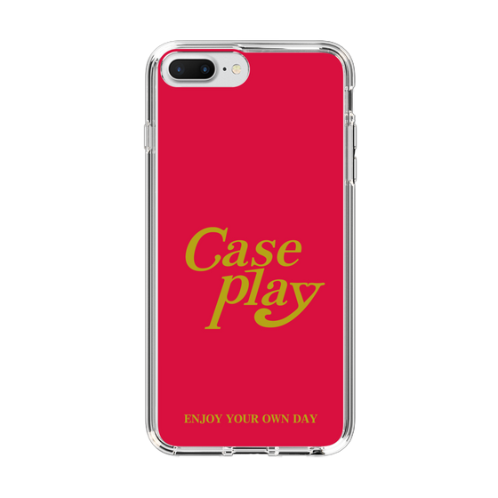 Slim Protection Case［ Original - ENJOY YOUR OWN DAY - Red ］