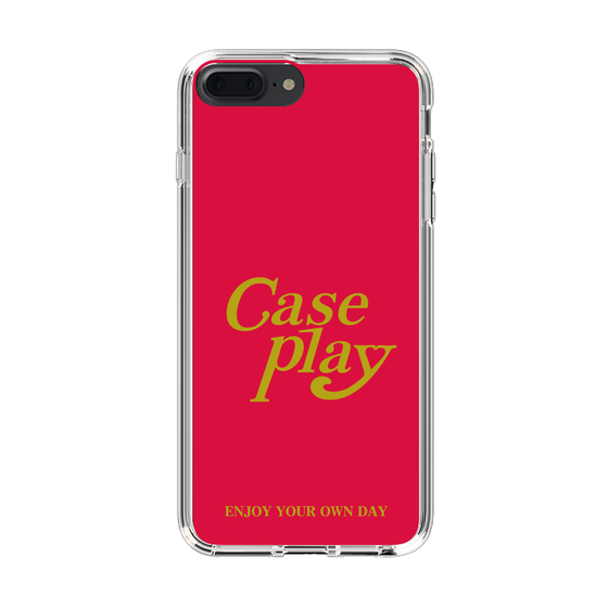 Slim Protection Case［ Original - ENJOY YOUR OWN DAY - Red ］