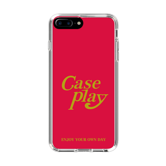 Slim Protection Case［ Original - ENJOY YOUR OWN DAY - Red ］
