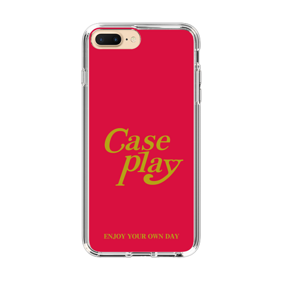 Slim Protection Case［ Original - ENJOY YOUR OWN DAY - Red ］