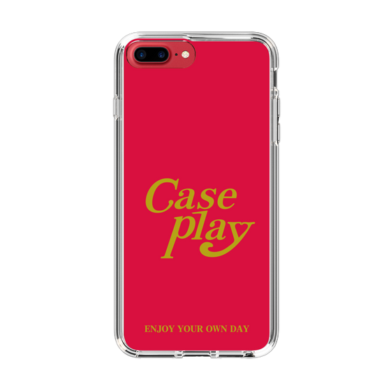 Slim Protection Case［ Original - ENJOY YOUR OWN DAY - Red ］