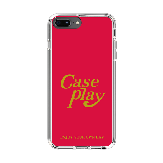 Slim Protection Case［ Original - ENJOY YOUR OWN DAY - Red ］