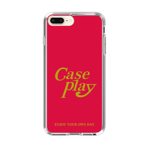 Slim Protection Case［ Original - ENJOY YOUR OWN DAY - Red ］