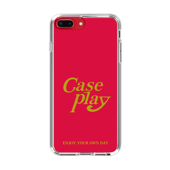 Slim Protection Case［ Original - ENJOY YOUR OWN DAY - Red ］