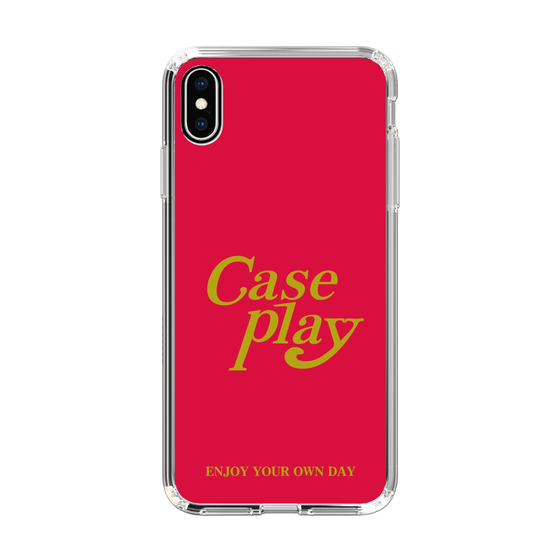 Slim Protection Case［ Original - ENJOY YOUR OWN DAY - Red ］