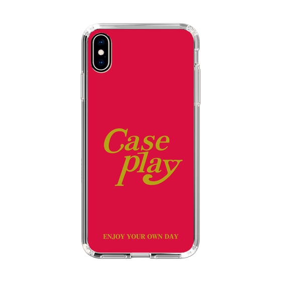 Slim Protection Case［ Original - ENJOY YOUR OWN DAY - Red ］