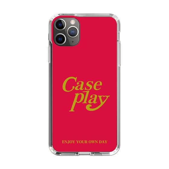 Slim Protection Case［ Original - ENJOY YOUR OWN DAY - Red ］