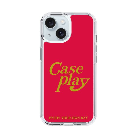 Slim Protection Case［ Original - ENJOY YOUR OWN DAY - Red ］