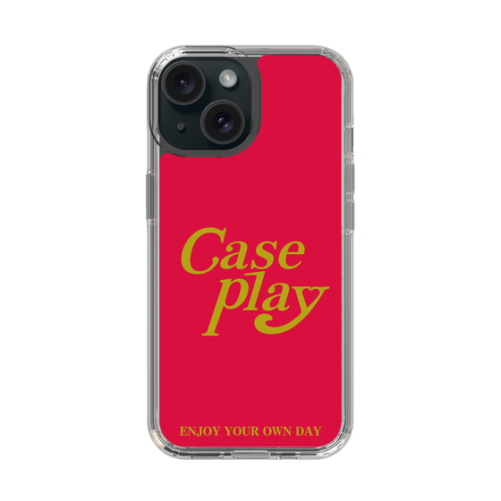 Slim Protection Case［ Original - ENJOY YOUR OWN DAY - Red ］
