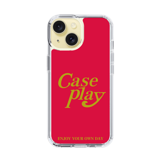 Slim Protection Case［ Original - ENJOY YOUR OWN DAY - Red ］