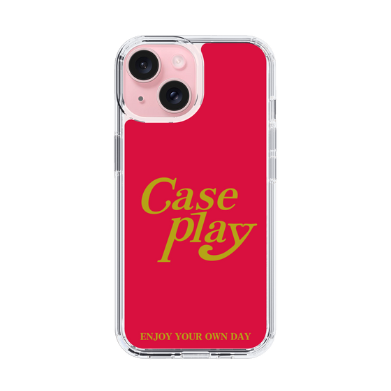 Slim Protection Case［ Original - ENJOY YOUR OWN DAY - Red ］