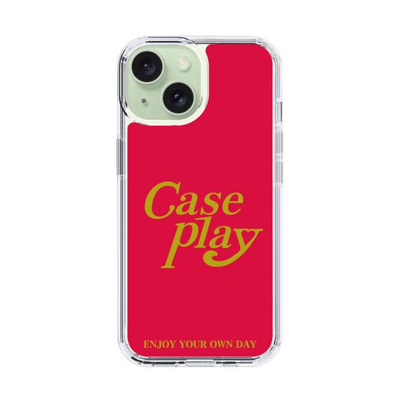Slim Protection Case［ Original - ENJOY YOUR OWN DAY - Red ］